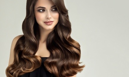 Hair Services at Zeka Salon and Spa (Up to 48% Off). Three Options Available.