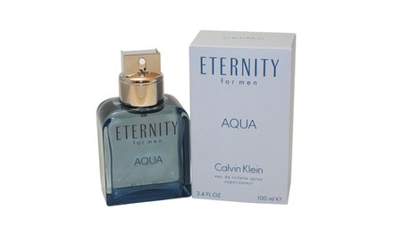 Eternity Aqua For Men By Calvin Klein Eau De Toilette Spray 3.4 oz