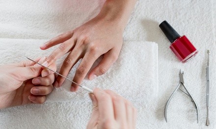 No Chip Manicure, Spa Mani-Pedi, or Gel Extensions at Spoil Me Salon & Spa (Up to 42% Off)