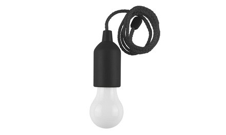 Pull Cord Hanging LED Light Bulb, Set of 2