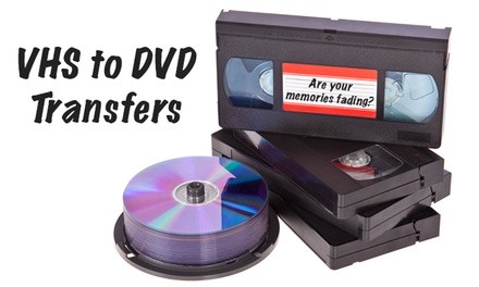 1 Hour of VHS to DVD Transfer from MediaZeus (43% Off) 