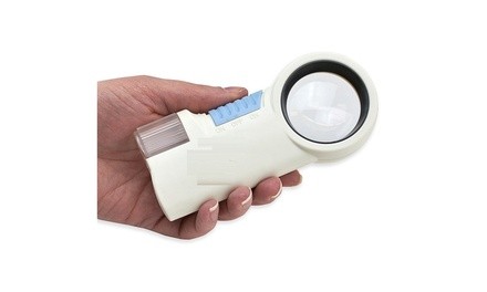 LED Lighted Magnifier and Flashlight