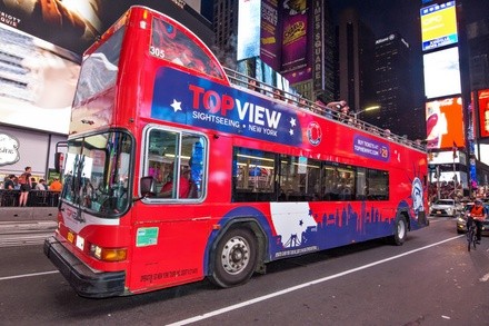 Night Bus Tour for One or Two from TopView Sightseeing (Up to $85 Off)