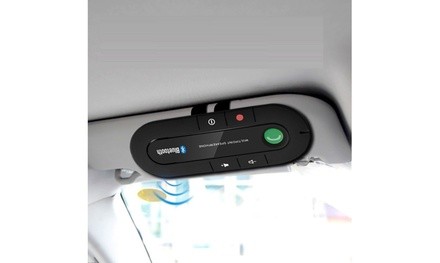 Bluetooth Wireless Handsfree Magnetic Slim Car Kit Speaker Phone Sun Visor Clip