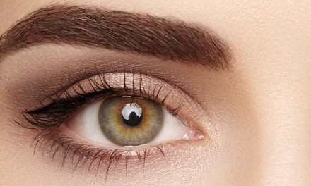 One Permanent Eyebrow Makeup Session with Optional Touchup at Goldie's Beauty Bar (Up to 51% Off)