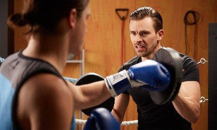 Four or Seven Kickboxing Classes with Gloves at Rockstar Kickboxing (Up to 66% Off)