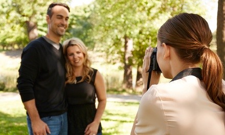 60- or 90-Minute Outdoor Engagement Photo Shoot with Digital Copies from AntFelici Photography (Up to 40% Off)