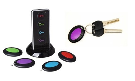 4 Pcs Wireless LED Key Locator With Remote