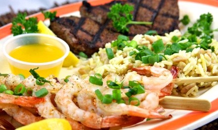 Steaks, Burgers, and Seafood for Two or Four at Dessy B's Steakhouse (Up to 44% Off)