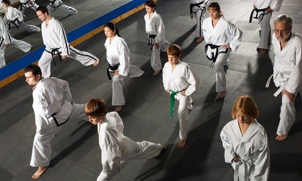 One- or Two-Month Membership with a Uniform for One Child at Harvey's Karate Tae Kwon Do Center (Up to 74% Off)