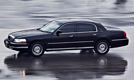 Roundtrip Airport Transportation in a Sedan or a Van or SUV from Border Limousine Service (Up to 50% Off)