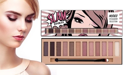 Slam Beauty Intense Natural Nude Eyeshadow Palette - 12 colors