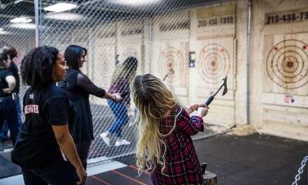 One or Two-Hour Axe-Throwing Session for Two, Four, Six, or Ten at Bury The Hatchet (Up to 18% Off)