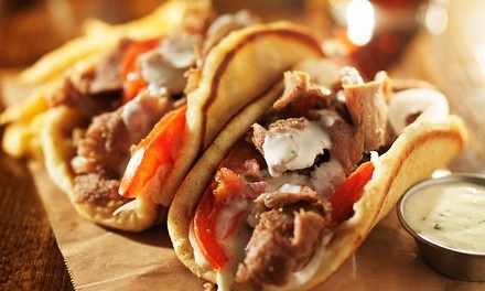 Greek Food at Zorba's Gyros (Up to 42% Off). Two Options Available.