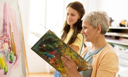 One 60-Minute In-Person Art Class or One Ceramic Painting Session at Mucci World (Up to 24% Off)