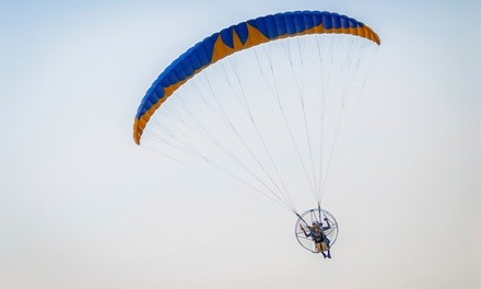 $150 for One Paramotor Tandem Instructional Flight at Paramotor Flyers Powered Paragliding ($200 Value)