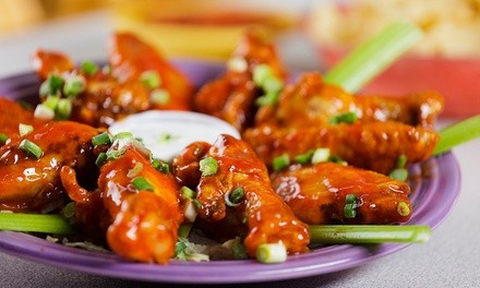 American Food and Drinks at Court Of Hero's (Up to 48% Off). Two Options Available. 