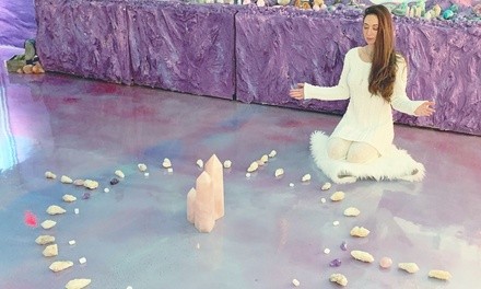 $20 for Sacred Sounds and Crystal Healing Meditation for One at Moon Goddess Studio ($25 Value)