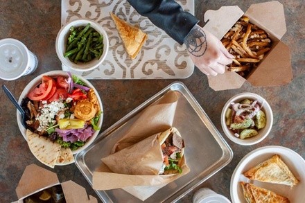 Food and Drink at The Simple Greek (Up to 30% Off). Two Options Available.