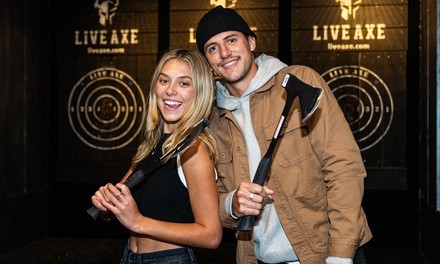 Axe-Throwing Session for Two, Four, or Six at Live Axe (Up to 26% Off). Six Options Available.