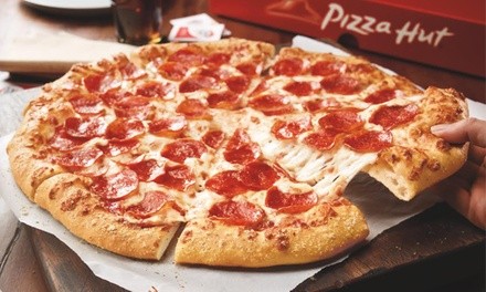 
$12.50 for Two vouchers, Each Good for $10 at Pizza Hut ($20 Total Value)