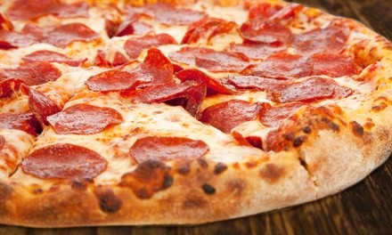 Pizza and American Cuisine at Giant New York Pizza (45% Off). Two Options Available.