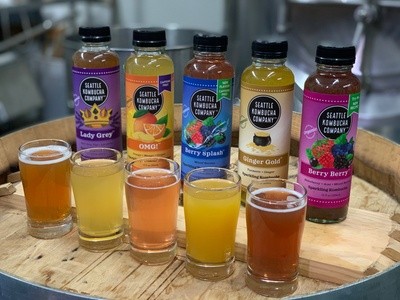 Virtual Brewery Tour and Home Tasting Experience from Seattle Kombucha Company (Up to 52% Off). Two Options.