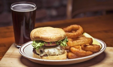 $18 for Specialty Burgers and Craft Beers for Two at Brewburgers ($35.90 Value) 