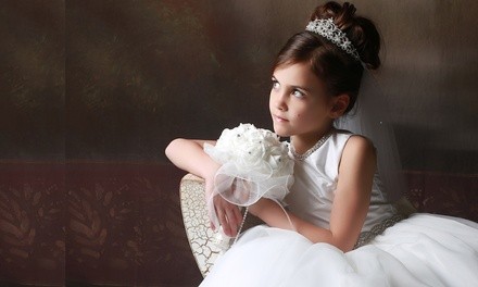 Communion Photo Session for One Child with Optional Family/Siblings at Glamour Shots (Up to 92% Off)