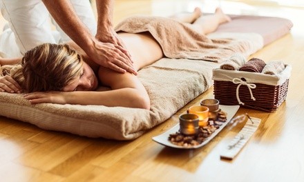 One Relaxation Massage with Optional Custom Facial at Bombshell Beauty and Spa (50% Off). Two Options Available.