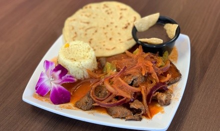 Central-American Cuisine for Takeout at Salvadoreño Restaurant (Up to 30% Off). Three Options Available.