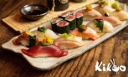 $35 for Two Hours of All-You-Can-Eat Sushi and Sashimi with Drinks for One at Kikoo Sushi ($60 Value)