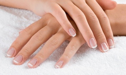 One Collagen Manicure or Peppermint Pedicure at Nordic Nails + Aesthetics (Up to 44% Off)