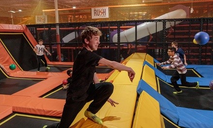 One or Two 120-Minute Play Passes at The Rush Fun Park (Up to 34% Off). Four Options Available.