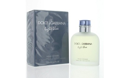 D&G Light Blue By Dolce & Gabbana 4.2 Oz Edt Spray New In Box For Men