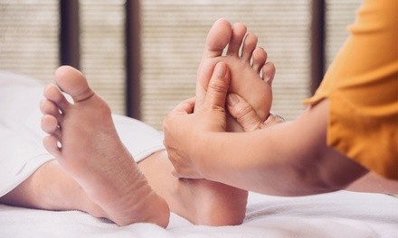 $39 for Foot Reflexology Session with Sea-Salt Foot Bath at King and Queen Massage & Spa ($75 Value)