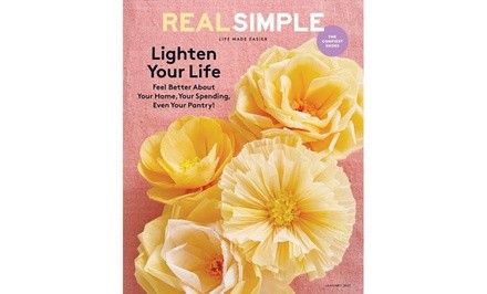 Real Simple Magazine Subscription for Six Months or One Year (Up to 79% Off) 