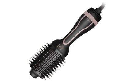 Hair Dryer Volumizer One Step Curling Oval Brush Curler Styler Mixed Bristles