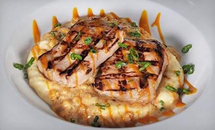 American Food at Bonfire Bar & Grill (Half Off). Two Options Available.