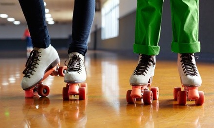 Roller Skating for 2 or Roller Skating for 4 with Popcorn and Soda at Fast Forward Skate Center (Up to 50% Off)