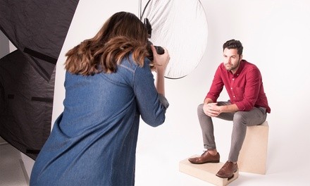 In-Studio Business Headshots with Three or Five Digital Images at Maya Mouis - Photo Atelier (Up to 64% Off)