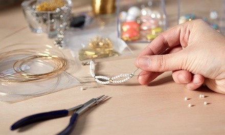 Online Seasonal Jewelry or Beaded Bookmark Making Class for One at Jewelry by Wen Chang (Up to 36% Off)