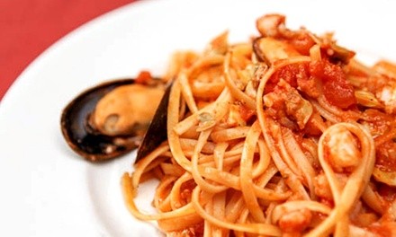 Mediterranean-Influenced Dinner at Pan D'Olive, Takeout and Dine-In (Up to 25% Off). Two Options Available.