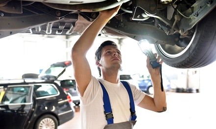 Six-Month or One-Year All-Wheel Alignment at Meineke Car Care Center (Up to 30% Off)