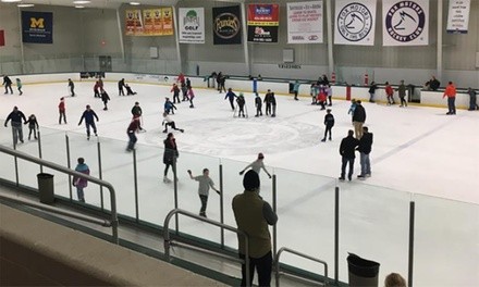 Open Skate Session with Skate Rental for One or Two at Southside Ice Arena (Up to 35% Off)