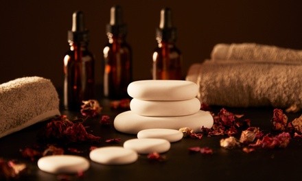 60-, 75-, or 90-Minute Swedish or Deep-Tissue Massage with Hot Stones at Aloe Spa (Up to 55% Off)