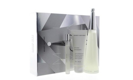 Issey Miyake L'Eau D'Issey By Issey Miyake 3 Piece Gift Set - 3.3 Oz Eau De