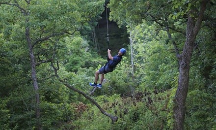 Zipline Tours and Experiences at Zip KC (Up to 19% Off). Seven Options Available.