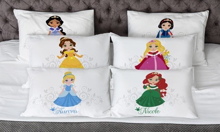 One, Two, Three, Five, Eight, or Ten Personalized Princess Pillowcases from Printerpix (Up to 92% Off)