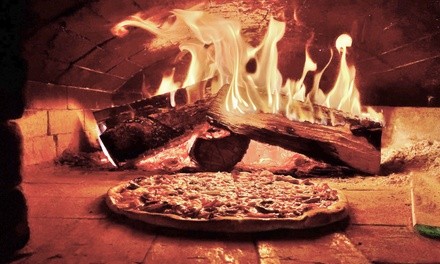 $15 for $20 Worth of Food and Non-Alcoholic Drink for Two for Dine-In at WOOD: Pizza, Pasta, Sandwiches